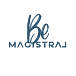 Logo Be Magistral Azul (Sin fondo)